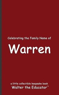 bokomslag Celebrating the Family Name of Warren