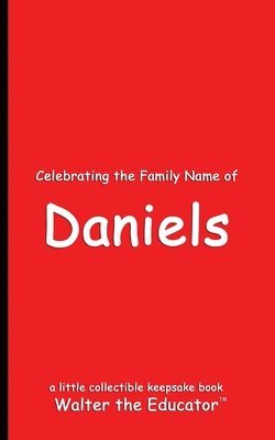 bokomslag Celebrating the Family Name of Daniels