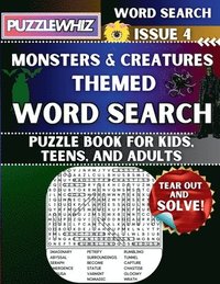 bokomslag Monsters and Creatures - Themed Word Search - Fun & Educational Puzzles for Kids, Teens, and Adults (Large Print Edition)