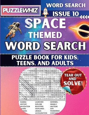 bokomslag Space - Themed Word Search - Fun & Educational Puzzles for Kids, Teens, and Adults (Large Print Edition)