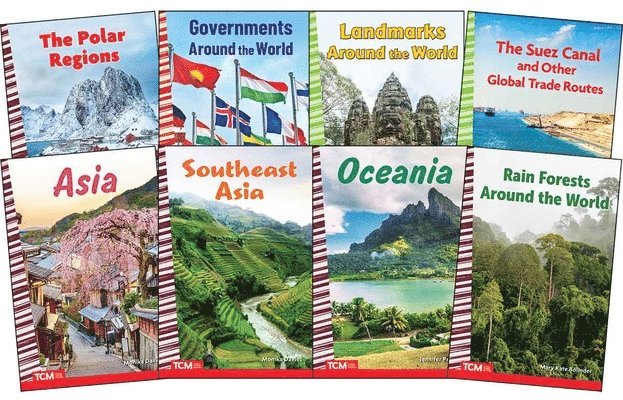 Jennifer Prior, Multiple Authors, Monika Davies, Mary Kate Bolinder - Explore The World: Asia, Oceania, Polar Regions, Landmarks, and Governance: Social Studies Readers 8-Book Set, Häftad