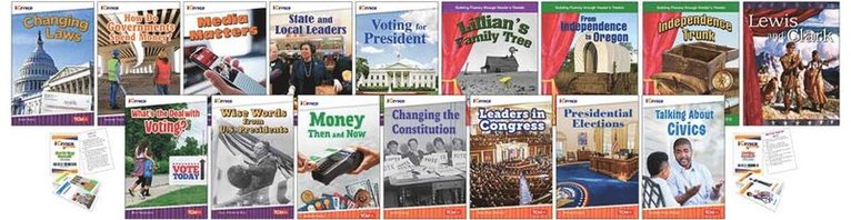 Multiple Authors, Anita Nahta Amin - Understanding American Voting, Elections, Laws and Leaders 16-Book Set Plus 2-Card Decks for Grades 4-5, Häftad