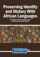Stella Bolanle Apata, Oluwatoyin Ajani - Preserving Identity and History With African Languages, Häftad