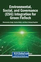 Dharmendra Singh, Garima Malik, Rene Ymbong Paquibut - Environmental, Social, and Governance (Esg) Integration for Green Fintech, Inbunden. Tillgänglighet: Lägg i varukorg