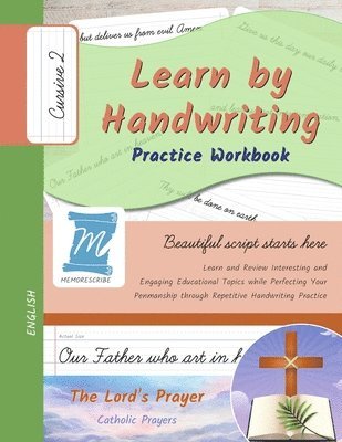 bokomslag Handwriting Practice Workbook - The Lord's Prayer - Christian Prayers - Cursive, Level 2
