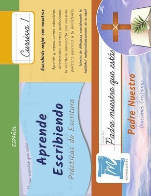 bokomslag Aprende Escribiendo, Prácticas de Escritura - Oración Padre Nuestro - Letra Cursiva, Nivel 1