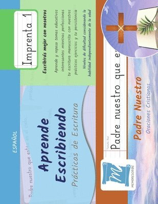 bokomslag Prácticas de Escritura - Oración Padre Nuestro - Letra Imprenta, Nivel 1