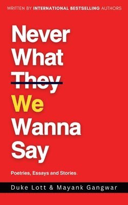 Duke Lott, Mayank Gangwar - Never What We Wanna Say, Inbunden