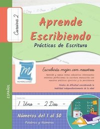 bokomslag Practicas de Escritura - Números del 1 al 50 - Letra Cursiva, Nivel 2
