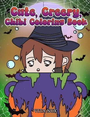 bokomslag Cute Creepy Chibi Coloring Book