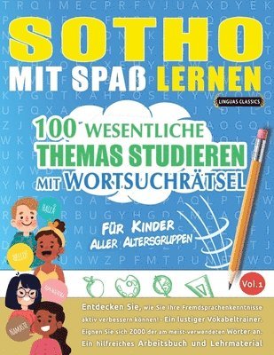 bokomslag Sotho Mit Spaß Lernen - Für Kinder