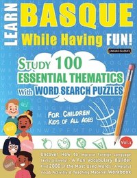 bokomslag Learn Basque While Having Fun! - For Children