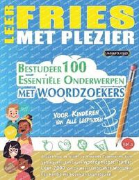 bokomslag Leer Fries Met Plezier - Voor Kinderen