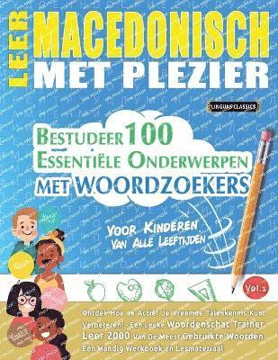 bokomslag Leer Macedonisch Met Plezier - Voor Kinderen