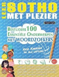 bokomslag Leer Sotho Met Plezier - Voor Kinderen