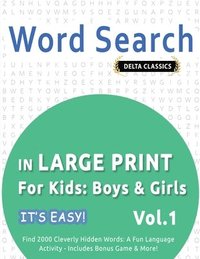 bokomslag Word Search in Large Print for Kids