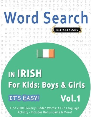bokomslag Word Search in Irish for Kids