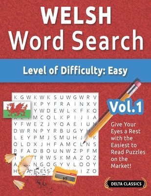 bokomslag Welsh Word Search - Level of Difficulty