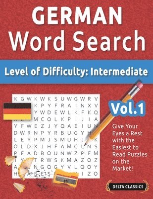 bokomslag German Word Search - Level of Difficulty