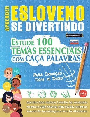 bokomslag Aprender Esloveno Se Divertindo! - Para Crianças