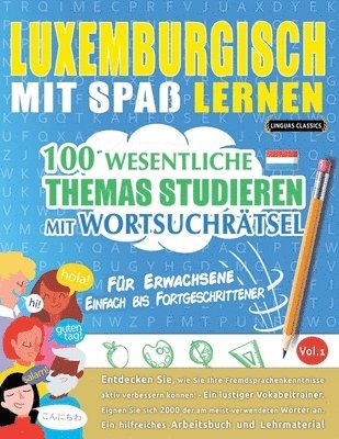 Luxemburgisch Mit Spa Lernen - Fr Erwachsene 1