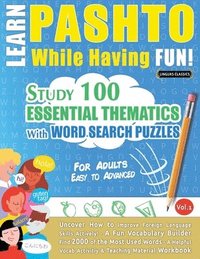 bokomslag Learn Pashto While Having Fun! - For Adults