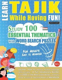 bokomslag Learn Tajik While Having Fun! - For Adults