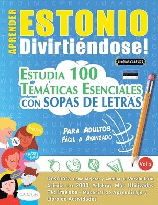 bokomslag Aprender Estonio Divirtiéndose! - Para Adultos