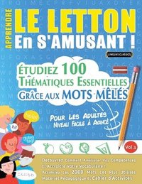 bokomslag Apprendre Le Letton En s'Amusant - Pour Les Adultes