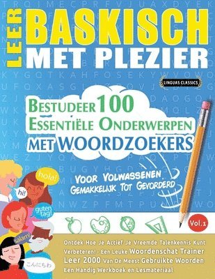 Leer Baskisch Met Plezier - Voor Volwassenen 1