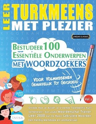 Leer Turkmeens Met Plezier - Voor Volwassenen 1