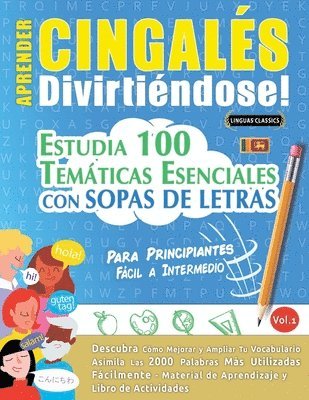 bokomslag Aprender Cingalés Divirtiéndose! - Para Principiantes
