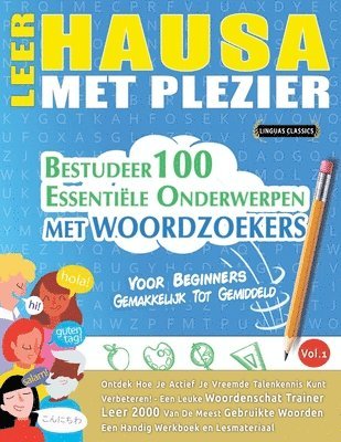 bokomslag Leer Hausa Met Plezier - Voor Beginners