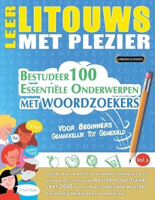 bokomslag Leer Litouws Met Plezier - Voor Beginners