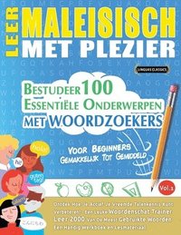 bokomslag Leer Maleisisch Met Plezier - Voor Beginners