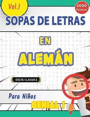 bokomslag Sopa de Letras En Alemn Para Nios - Genial! Vol.1 - Delta Classics