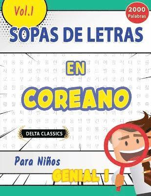 bokomslag Sopa de Letras En El Coreano Para Nios - Genial! Vol.1 - Delta Classics