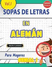 bokomslag Sopa de Letras En Alemn Para Mayores - Genial! Vol.1 - Delta Classics