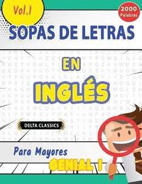 bokomslag Sopa de Letras En Ingls Para Mayores - Genial! Vol.1 - Delta Classics