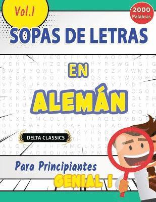 bokomslag Sopa de Letras En Alemn Para Principiantes - Genial! Vol.1 - Delta Classics