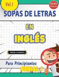 bokomslag Sopa de Letras En Ingls Para Principiantes - Genial! Vol.1 - Delta Classics