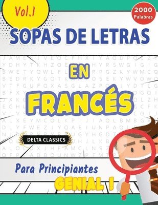 bokomslag Sopa de Letras En El Francés Para Principiantes - Genial! Vol.1 - Delta Classics