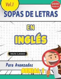 bokomslag Sopa de Letras En Ingls Para Avanzados - Genial! Vol.1 - Delta Classics