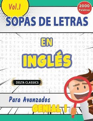 bokomslag Sopa de Letras En Ingls Para Avanzados - Genial! Vol.1 - Delta Classics