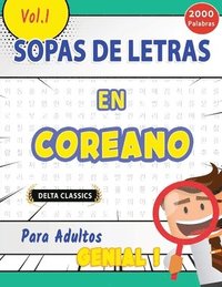 bokomslag Sopa de Letras En El Coreano Para Adultos - Genial! Vol.1 - Delta Classics