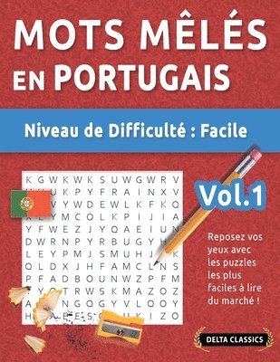 bokomslag Mots Mêlés En Portugais - Niveau de Difficulté