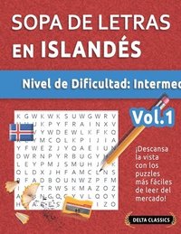 bokomslag Sopa de Letras En Islandés - Nivel de Dificultad
