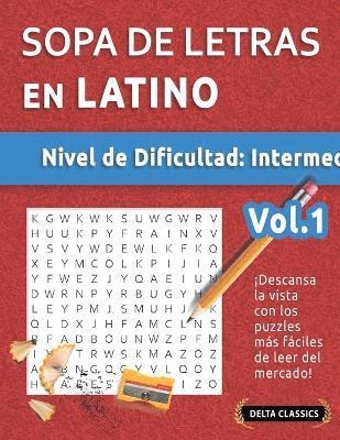 bokomslag Sopa de Letras En Latino - Nivel de Dificultad