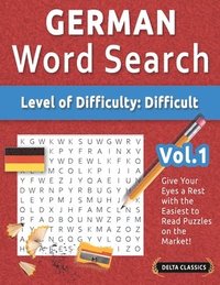 bokomslag German Word Search - Level of Difficulty