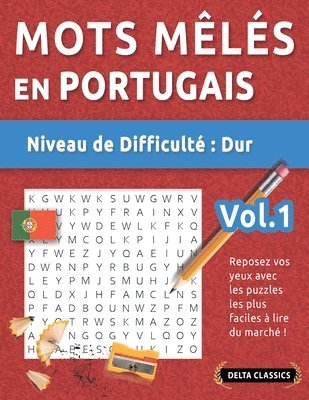 bokomslag Mots Mêlés En Portugais - Niveau de Difficulté